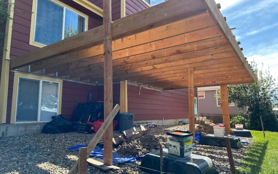 deck build in progress