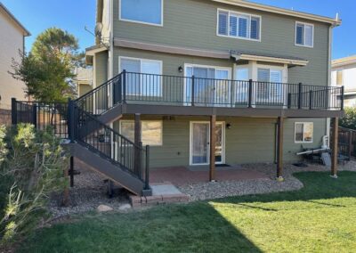 finished deck in Highlands Ranch, Colorado