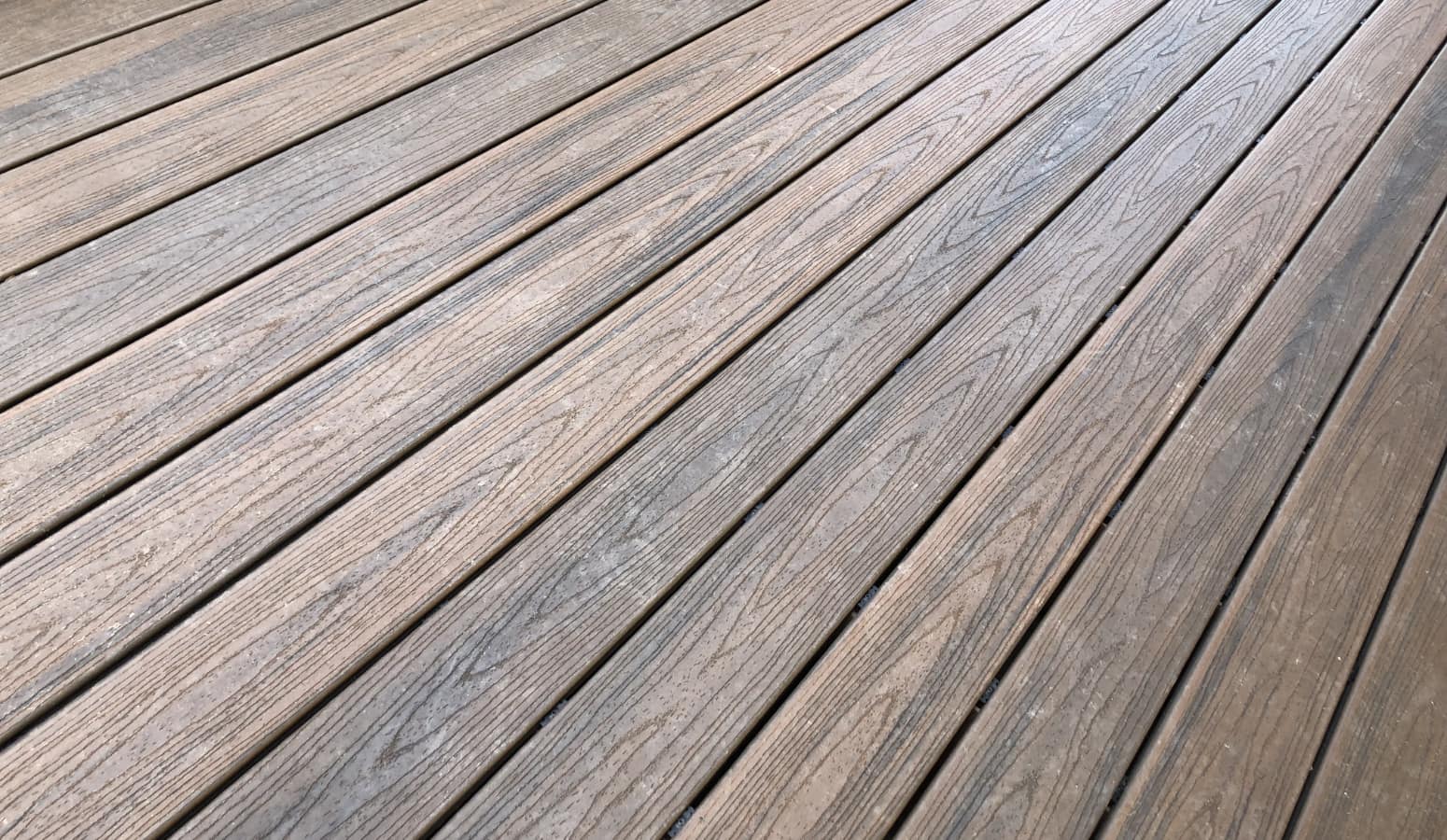 Trex decking for built deck